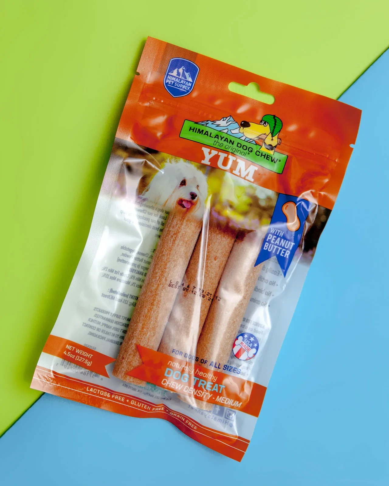 Himalayan Yum Dog Chew in Peanut Butter