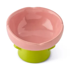 Ceramic Flower Pet Bowl