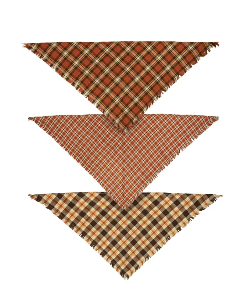 Fall Plaid Dog Banana Set (3-Pack) (FINAL SALE) - Image 2