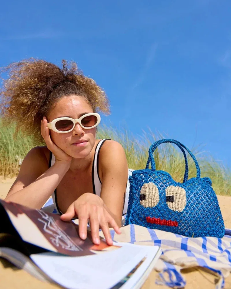 Tracy Big Eyes Jute Bag