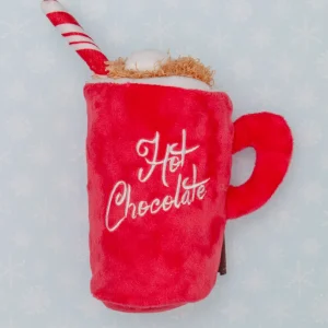 Squeaky Hot Chocolate Holiday Dog Toy