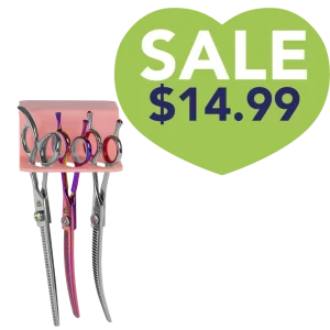 Secure Stick 3 Shear Holder Light Pink by PetStore.Direct
