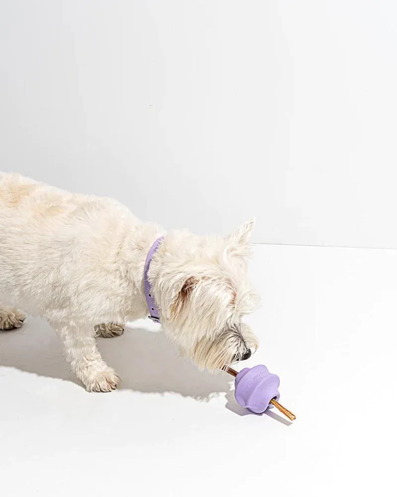 Twist Toss Dog Toy in Lilac - Image 2