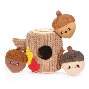 Acorn Tree Interactive Dog Squeaky Plush Toy