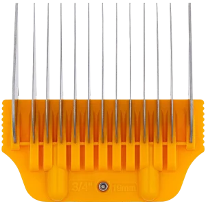 #A 3/4" Orange Wide Attachment Comb 19 mm by Zolitta