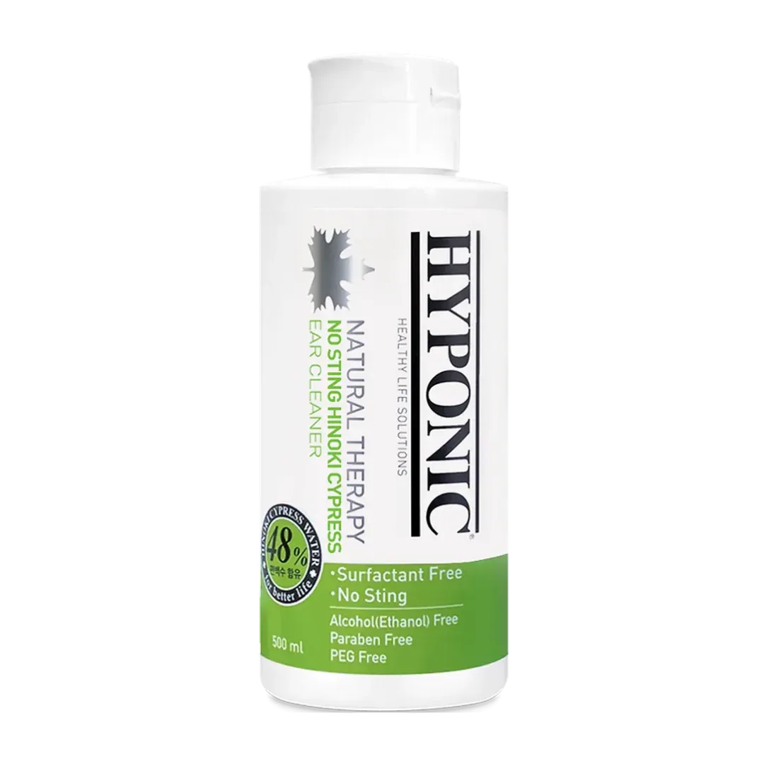 No Sting Hinoki Cypress Ear Cleaner for all dogs 500ml by Hyponic