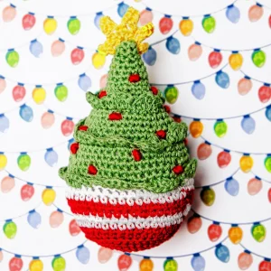 Christmas Tree Organic Knit Dog Toy