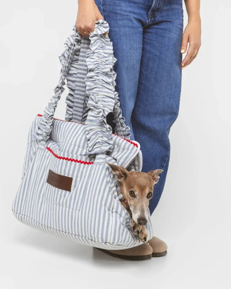 Cascais Stripe Dog Carrier (Made in Spain)