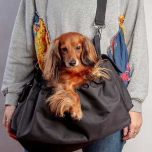 Gigi Sling Pet Carrier in All Black (Made in the USA)