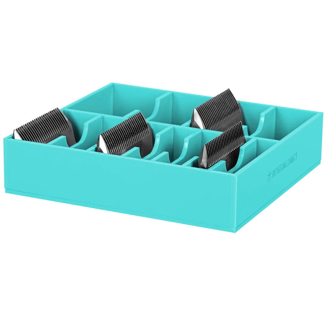 Wide Blades/Combs Guard Holder 11 Aqua by PetStore.Direct