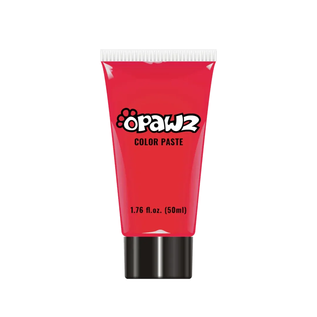 Temporary Color Paste Red 50ml by Opawz