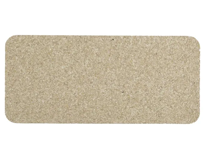 Skinny Rectangle Natural Recycled Rubber Pet Placemat - Image 2