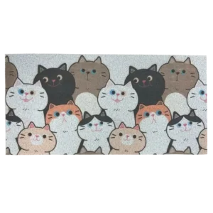 Cat Design Bathing Mat 48"x 24" by PetStore.Direct