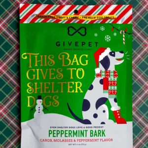 Peppermint Bark Holiday Dog Treats