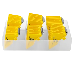 Big K Comb set of 6 Yellow by Laube