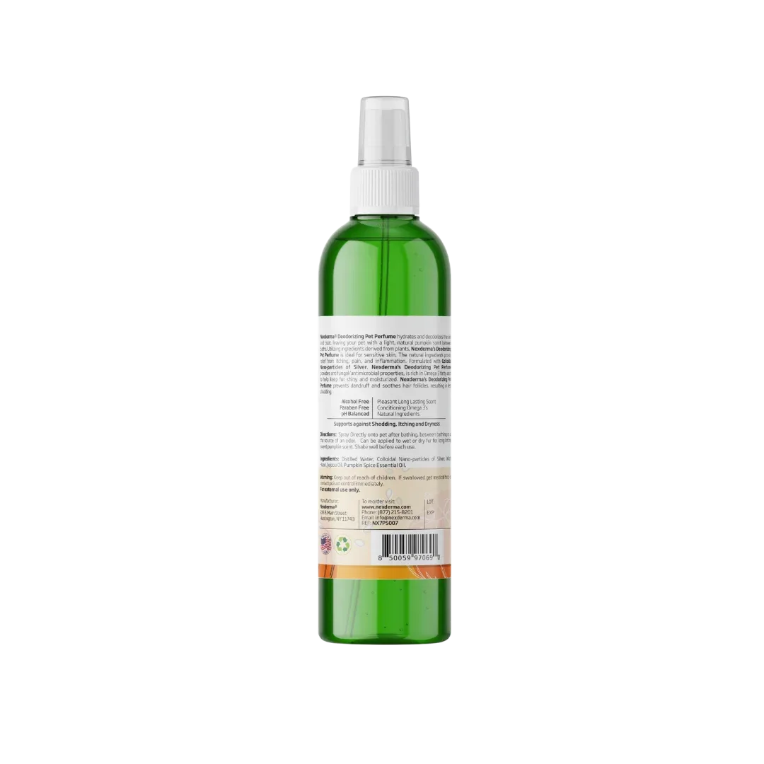 Limited Edition Pumpkin Spice Pet Perfume 8oz by Nexderma - Image 2