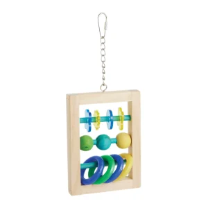 All Living Things® Abacus Bird Toy - Exercise Bird Toy for Large Pet Birds