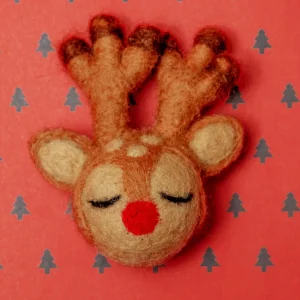 Christmas Reindeer Wool Cat Toy