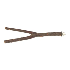 All Living Things® Natural Wood Perch - Forked Natural Wood Bird Cage Perch for Small Birds