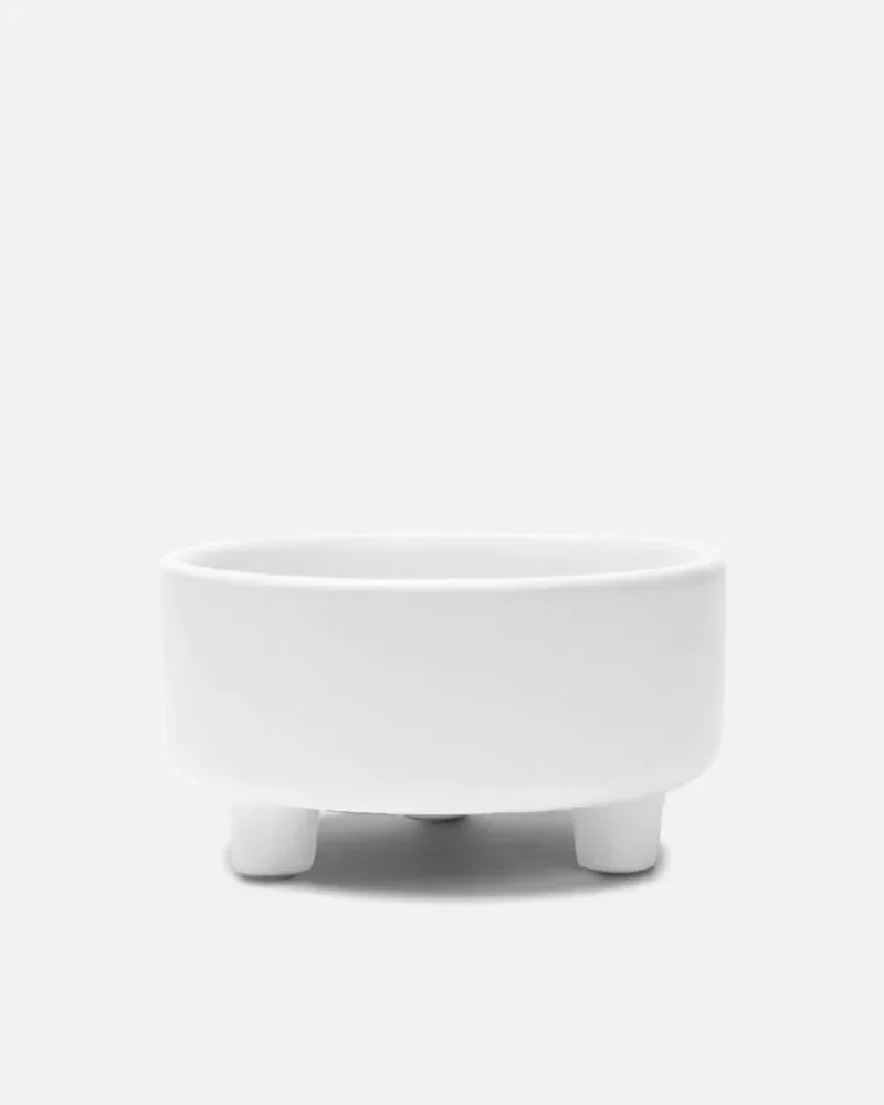 Uplift Ceramic Dog Bowl in White (FINAL SALE) - Image 2