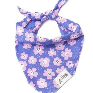 Ditzy Daisies Pink + Purple Dog Bandana (CLEARANCE)