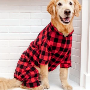Buffalo Check Flannel Dog PJ's (FINAL SALE)