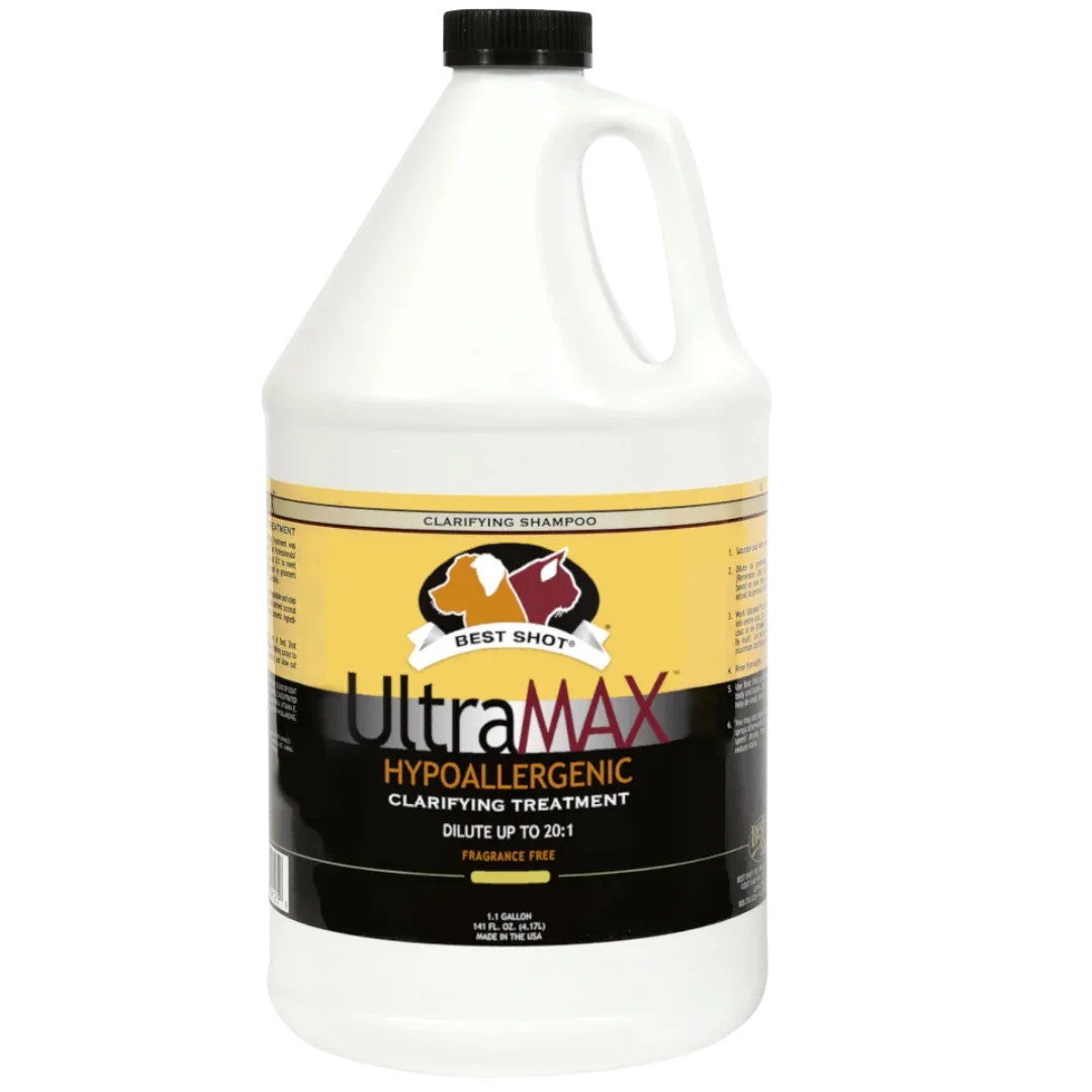Ultramax Hypoallergenic Clarifying Shampoo 1.1Gallon by Best Shot