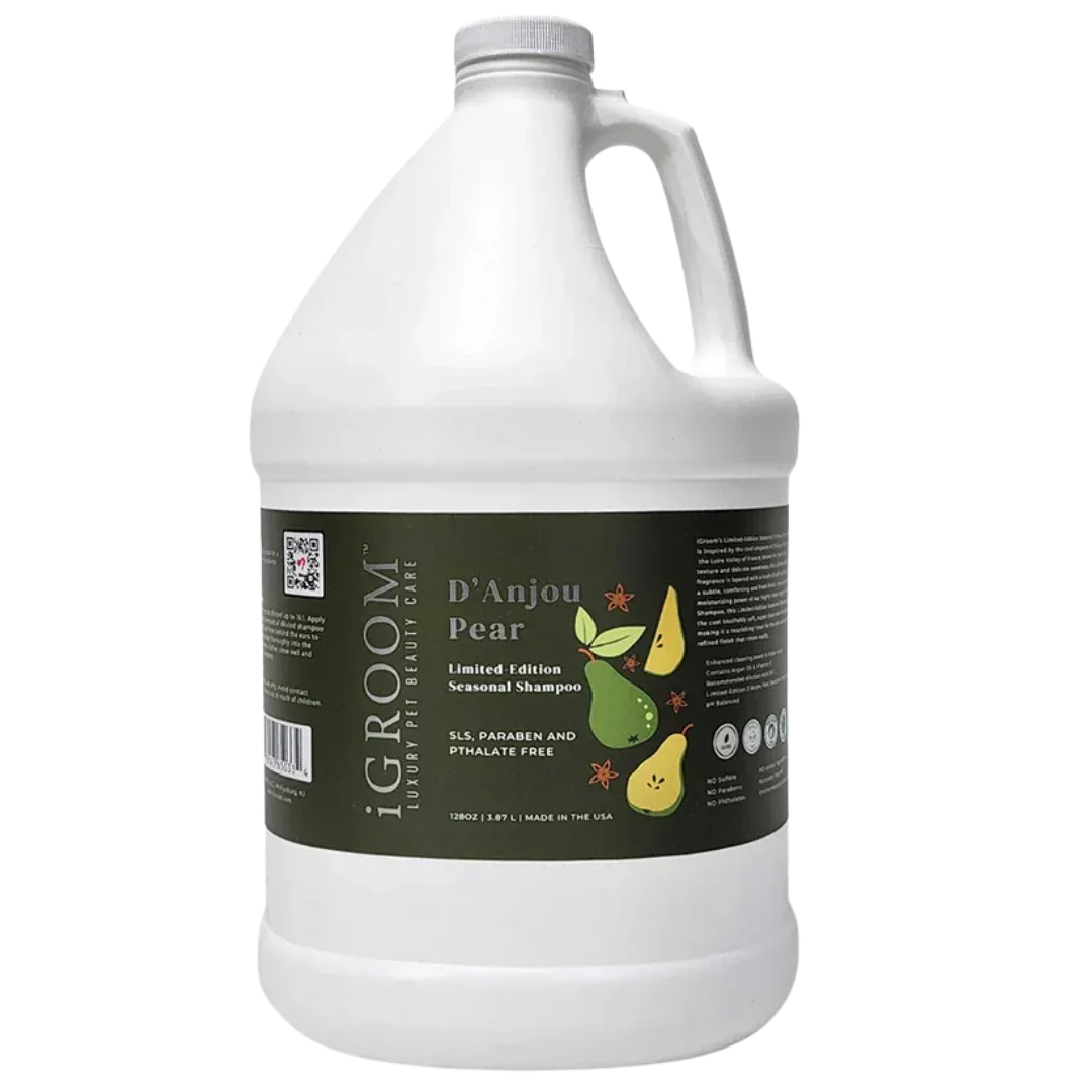 D’Anjou Pear Limited-Edition Seasonal Shampoo Gallon and Perfume 100ml by iGroom - Image 2