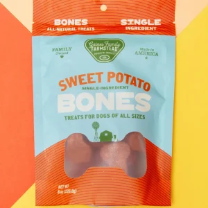 Sweet Potato Bone Treats for Dogs (Made in the USA)