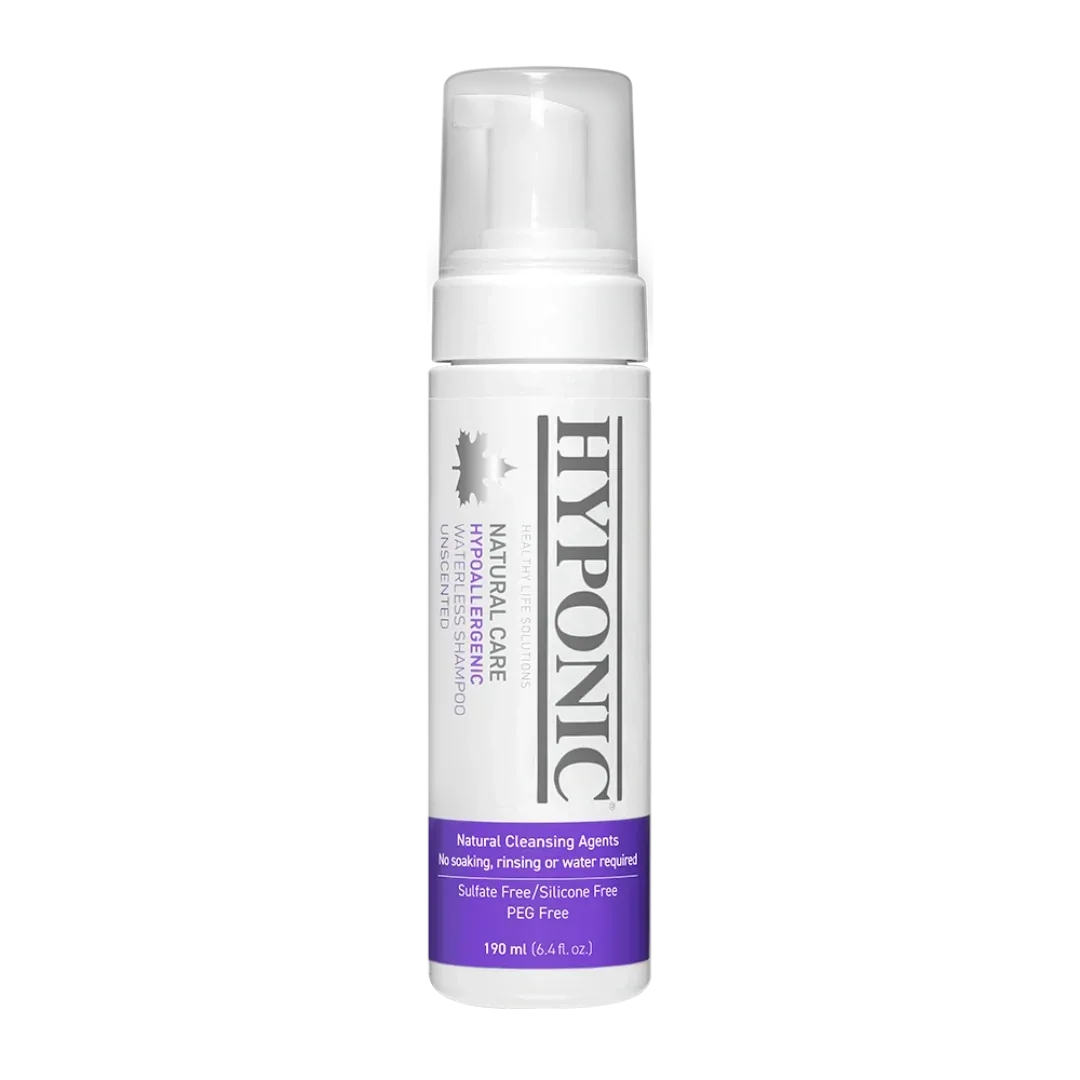 Hypoallergenic Waterless Shampoo unscented 190ml by Hyponic