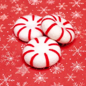 Kitty Peppermints Wool Cat Toy