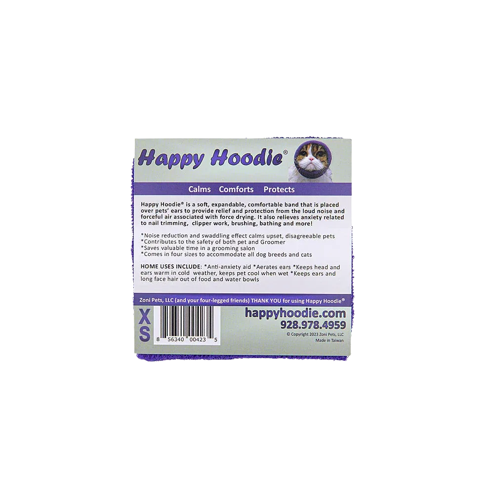 Happy Hoodie Purple Extra Small - Image 2