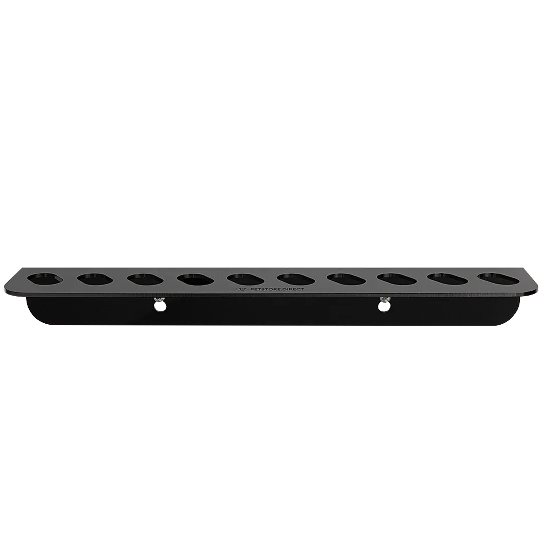 Acrylic 10 Scissor Holder Wall Mount Black by PetStore.Direct - Image 2