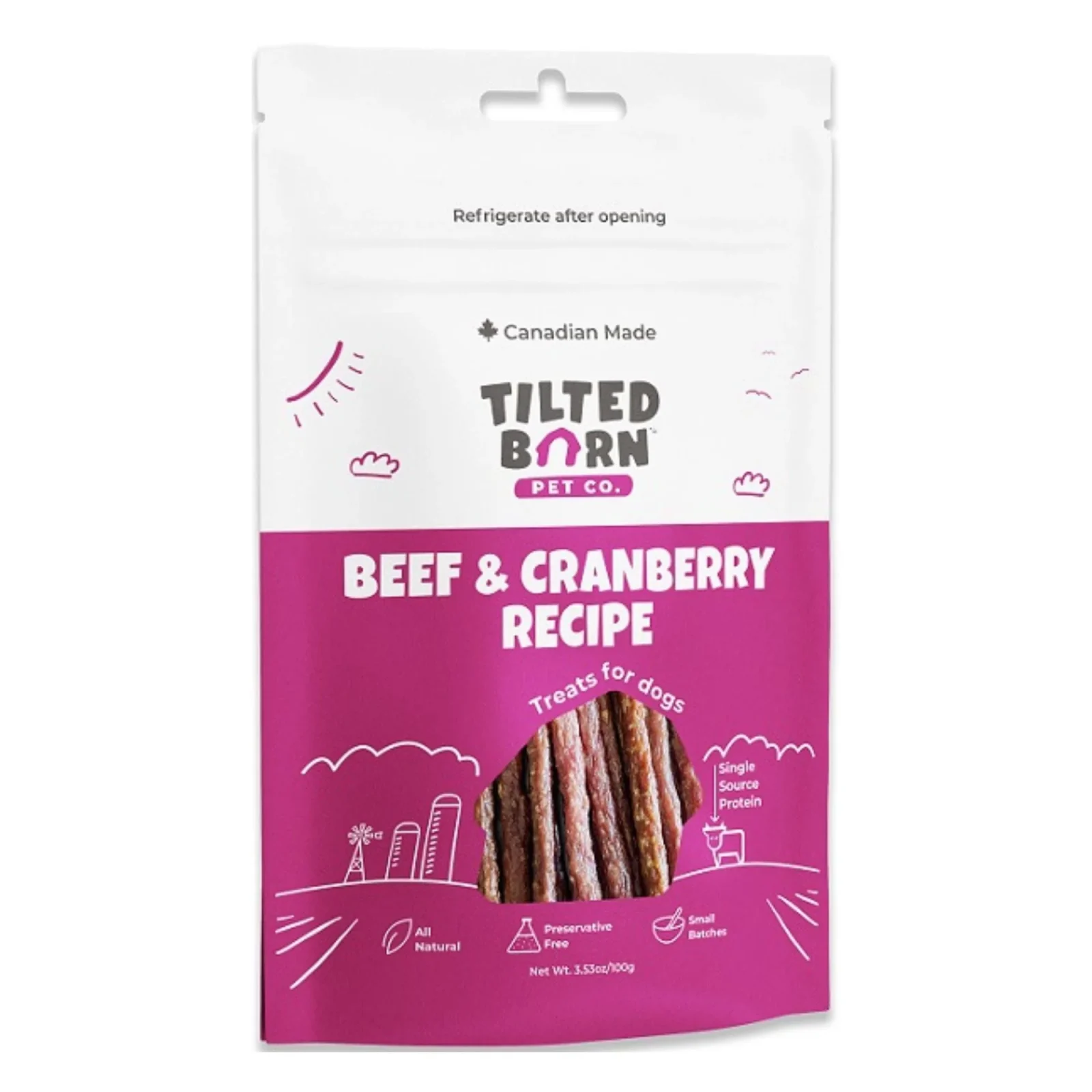 Tilted Barn Dog 3.53oz. Beef Cranberry