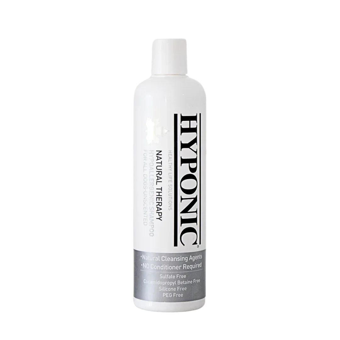 Hypoallergenic Shampoo for all dogs unscented 500ml by Hyponic