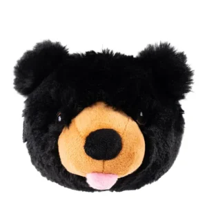 Black Bear 2-in-1 Fetch Ball Dog Toy