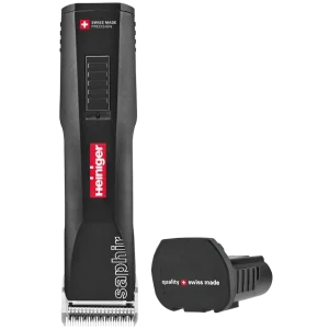 Black Saphir Basic with One Battery By Heiniger
