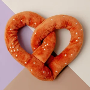 NY Pretzel Plush Dog Toy