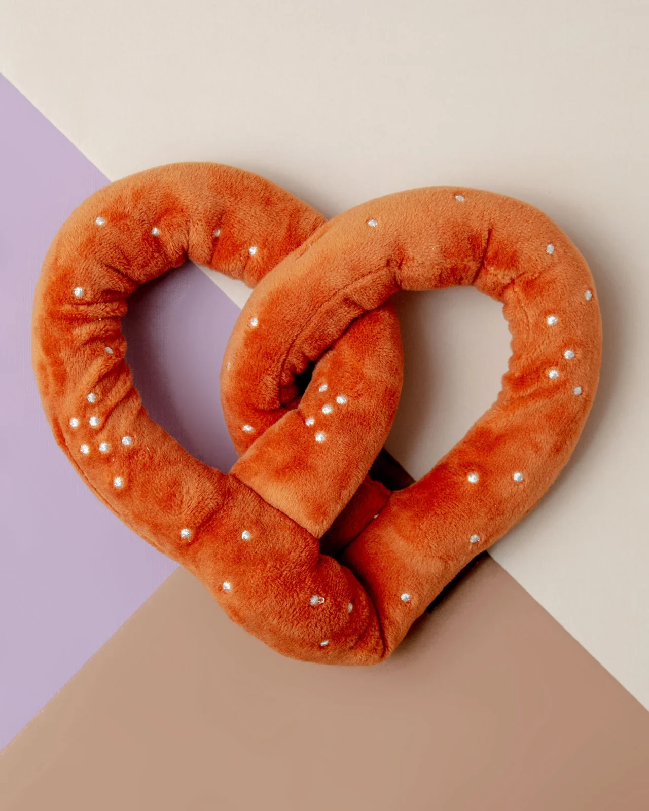 NY Pretzel Plush Dog Toy