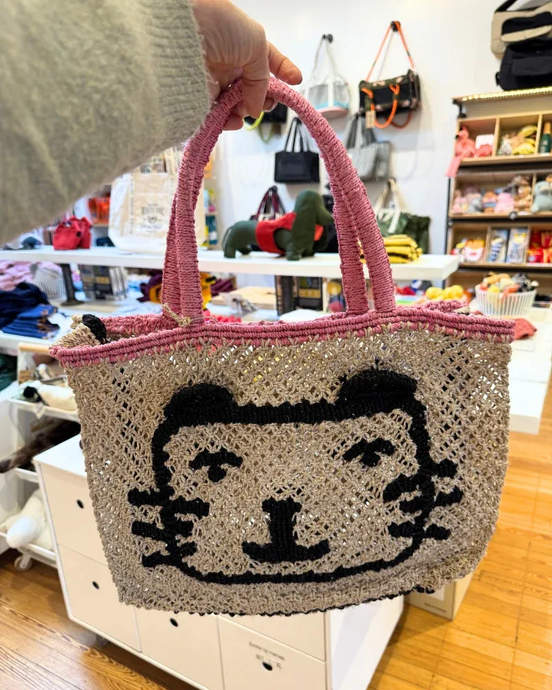Cleo the Cat Jute Bag (FINAL SALE)