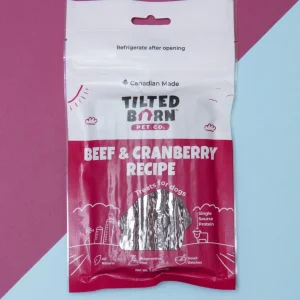 Beef & Cranberry Jerky Dog Treat