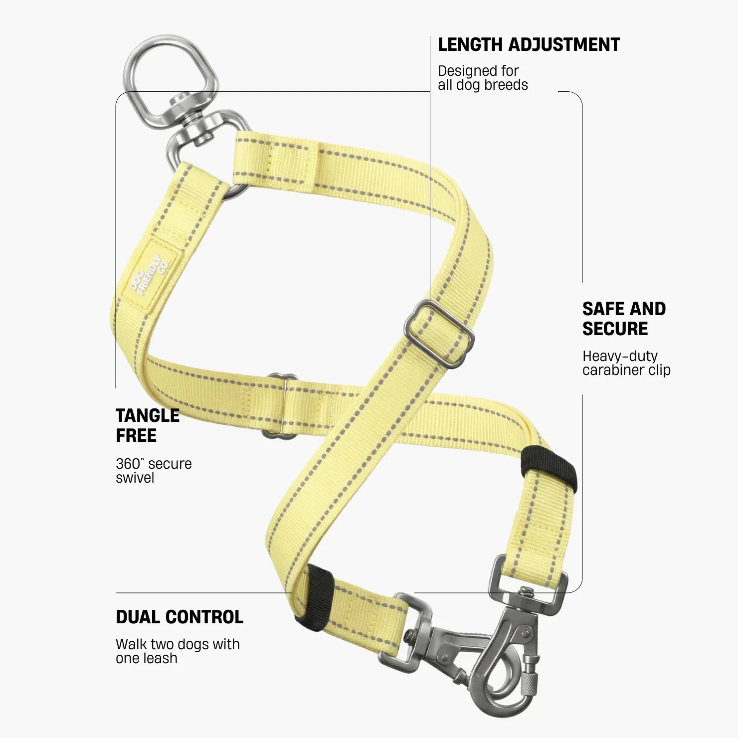 Leash Splitter - Yellow - Image 2