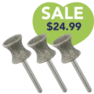 Concave Shape Dremel Bit Set of 3 by PetStore.Direct
