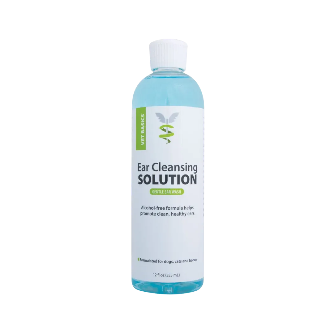 Ear Cleansing Solution 12oz by Vet Basics