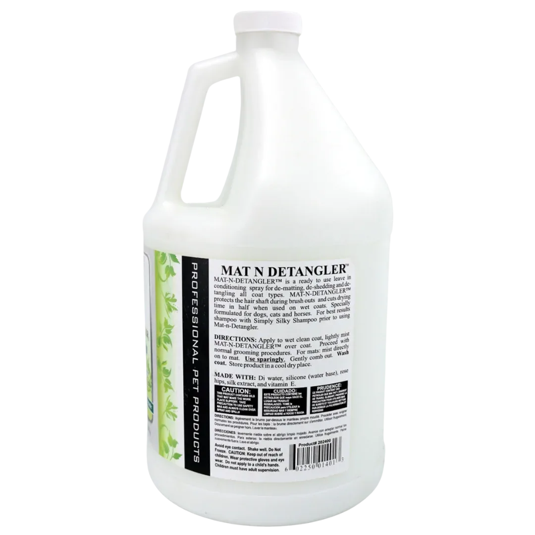 Mat N Detangler Spray Ready to Use Gallon by Nature's Choice - Image 2