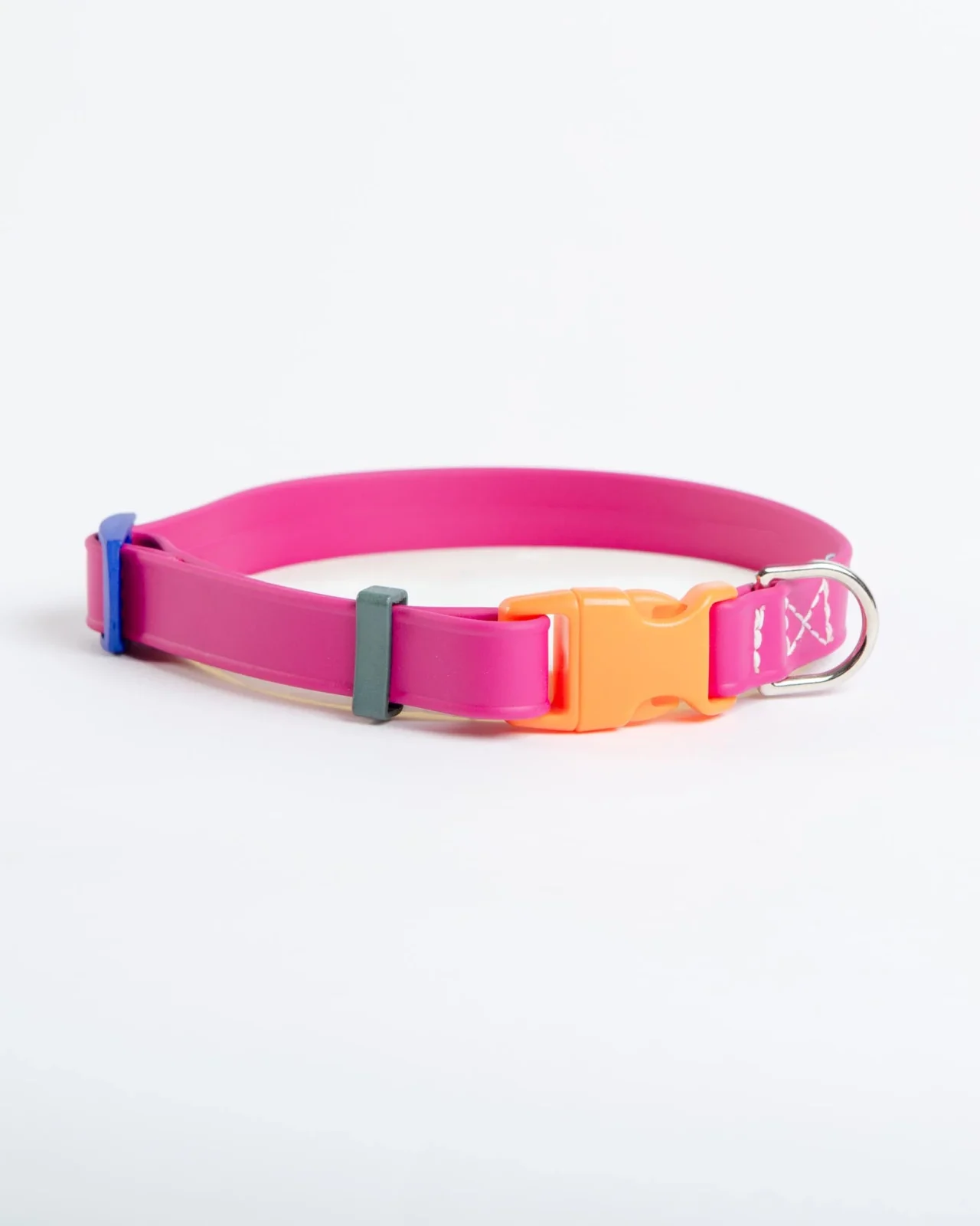 A Walk in the Park Dog Collar in Magenta Pink (Made in the USA)