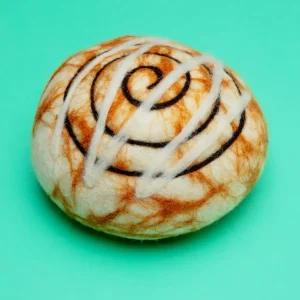 Cinnamon Roll Wool Dog Toy (FINAL SALE)