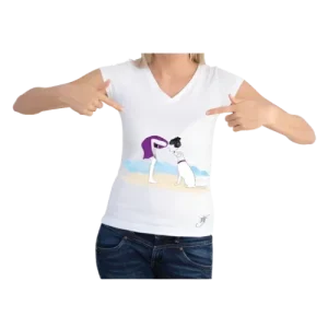 Dog On a Beach Shirt by Dog Fashion Living