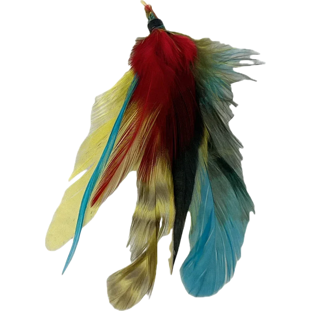 Feather Extension Teal McCaw (Pack of 10) by A Creative Collection - Image 2