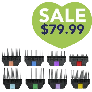 Detachable Stainless Steel Wide Attachment Combs by Wahl